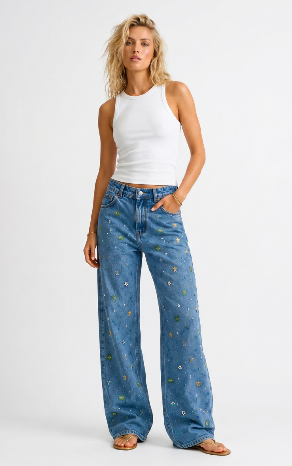 Kit: 2 Calças Wide Leg Hexa